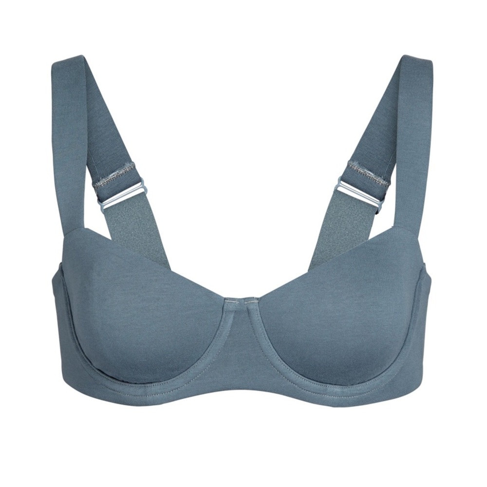 SKIMS COTTON WIDE STRAP BALCONETTE